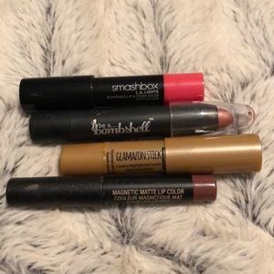 Lip, eye and cheek stick bundle